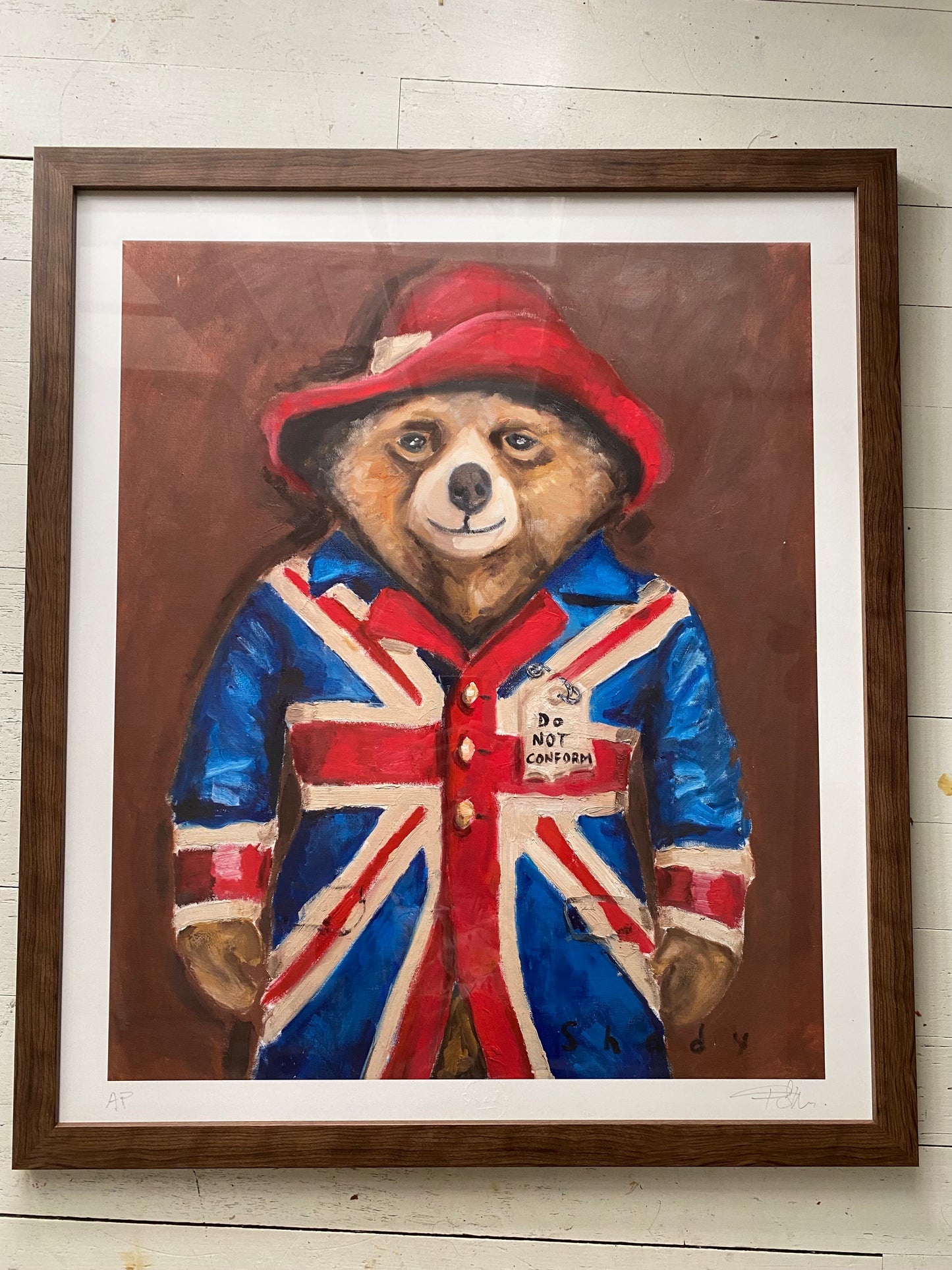 LIMITED EDITION Do Not Conform A bold, collectible Paddington fine art print by Tim Shea.
Limited to 50 editions, each individually numbered signed and embossed once there gone there gone .